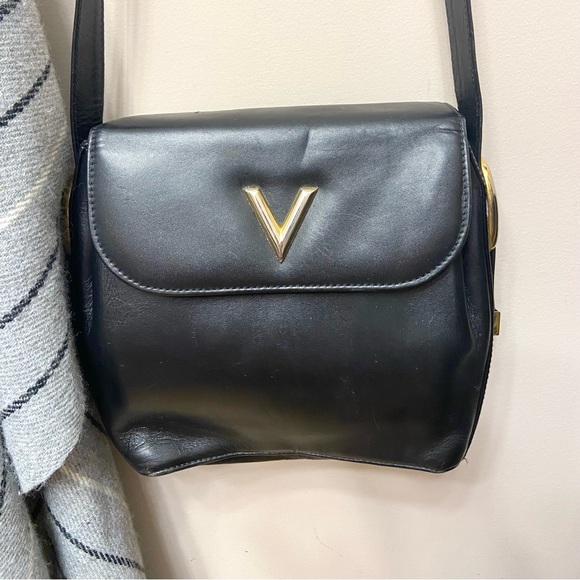 Valentino Bags Vintage Valentino Genuine Leather Crossbody Bag